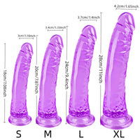 PURPLE | DILDO | 18 CM