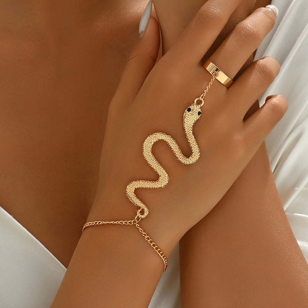 Serpentine | Ring Bracelet