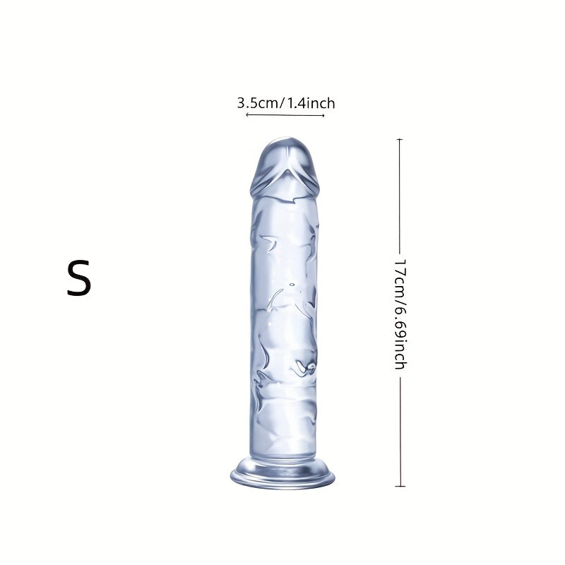 CLEAR | DILDO | 17 CM