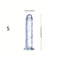 CLEAR | DILDO | 17 CM