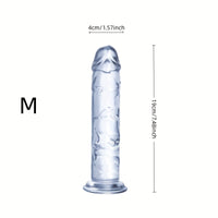 CLEAR | DILDO | 17 CM