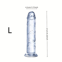 CLEAR | DILDO | 17 CM
