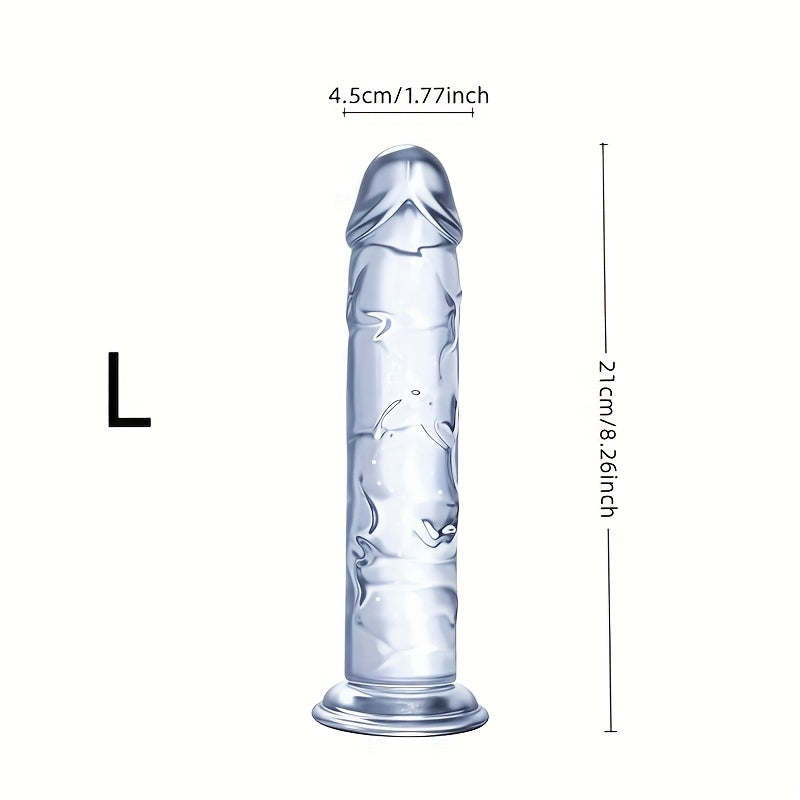 CLEAR | DILDO | 21 CM