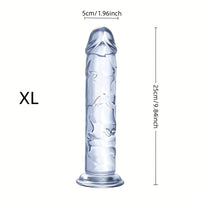 CLEAR | DILDO | 17 CM