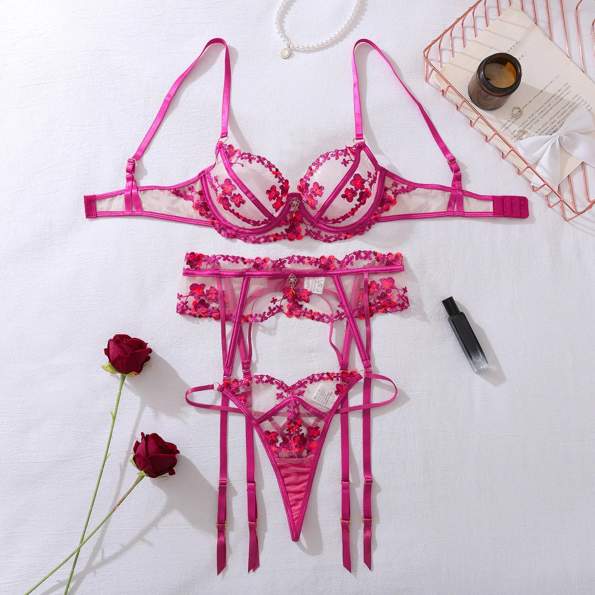 PURE ROSE | 3-DELIGE SET