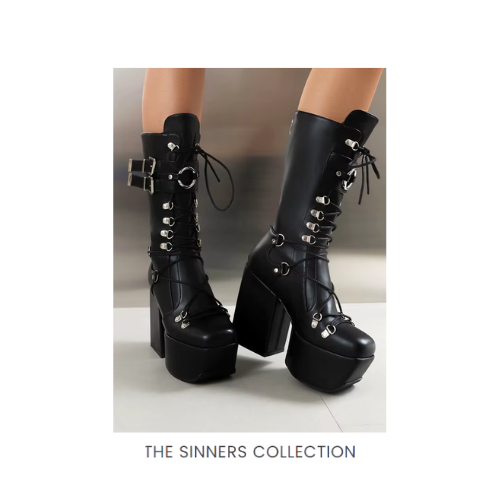ANOVISHANA | PLATFORM BOOTS