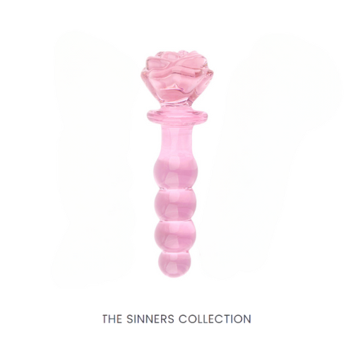 The Empress’s Sceptre | Pink Glass Dildo | 14 CM