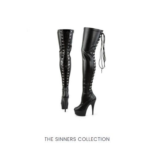 NIGHT QUEEN | OVER THE KNEE STILETTO BOOTS