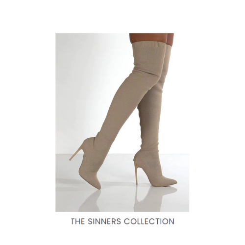 CRUEL | OVER THE KNEE STILETTO HEELS