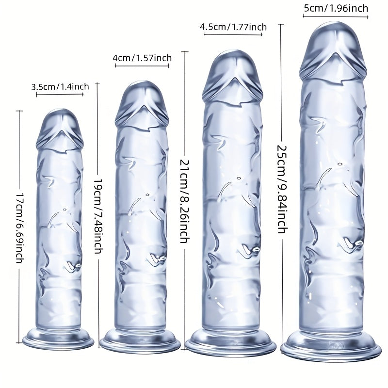CLEAR | DILDO | 17 CM