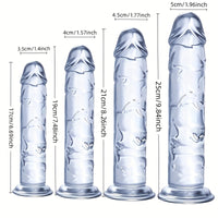 CLEAR | DILDO | 17 CM