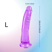 PURPLE | DILDO | 18 CM