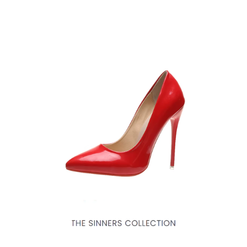 COUTURE CRIMSON | STILETTO HEELS